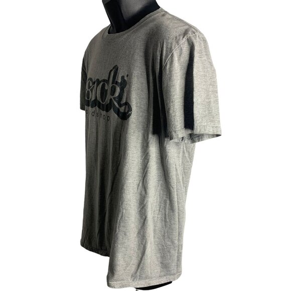 Sick Boardshop Crewneck T Shirt L Grey Short Sleeve Logo Graphic Skate Cotton - Picture 3 of 6